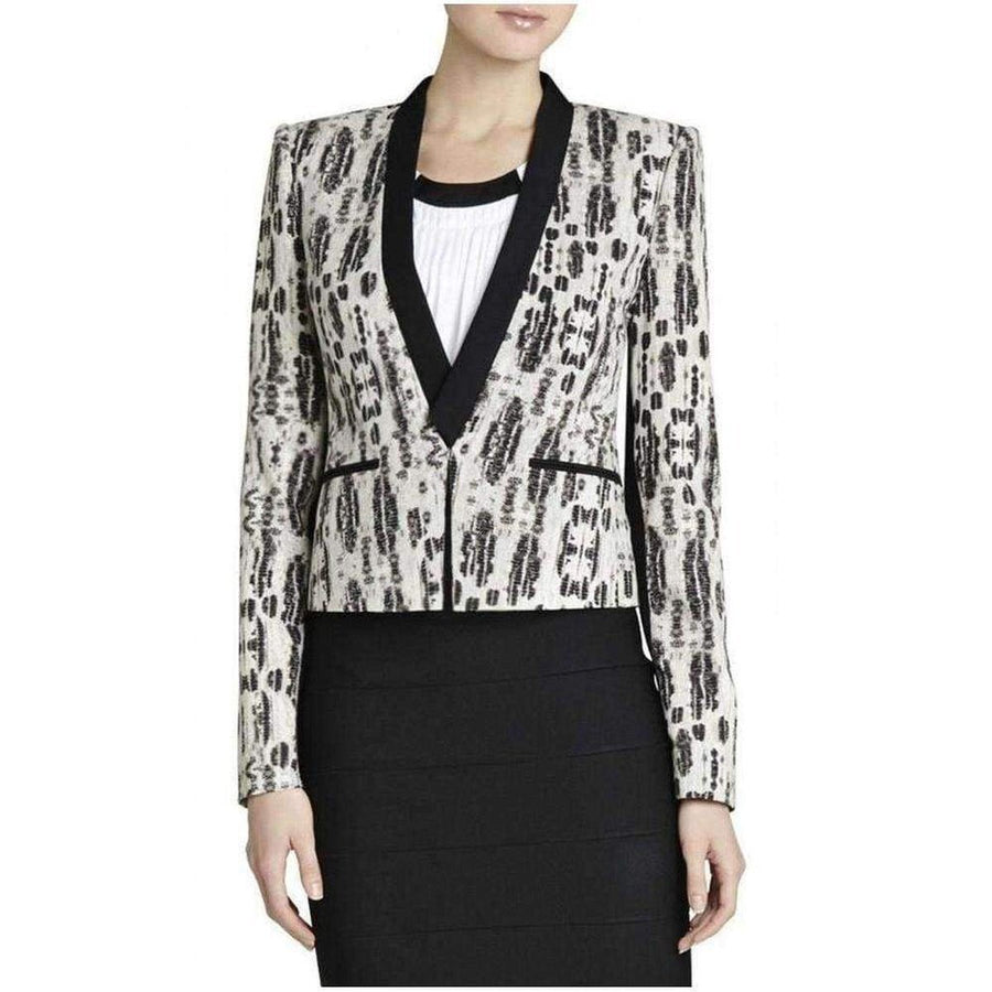 BCBGMAXAZRIA-Guy Printed Jacket EKE4G022-003 - Runway Catalog