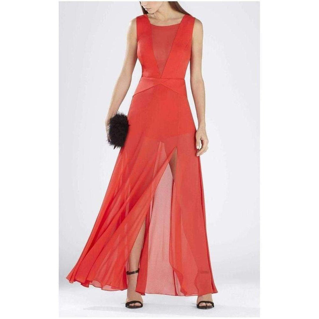 Halee Deep V-Neck Chiffon Skirt Romper