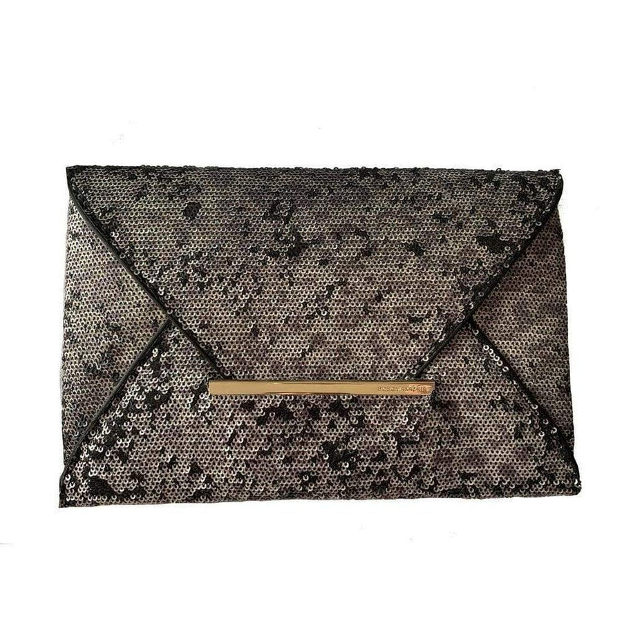 BCBGMAXAZRIA-Harlow Croc-Embossed Envelope Clutch Bag - Runway Catalog