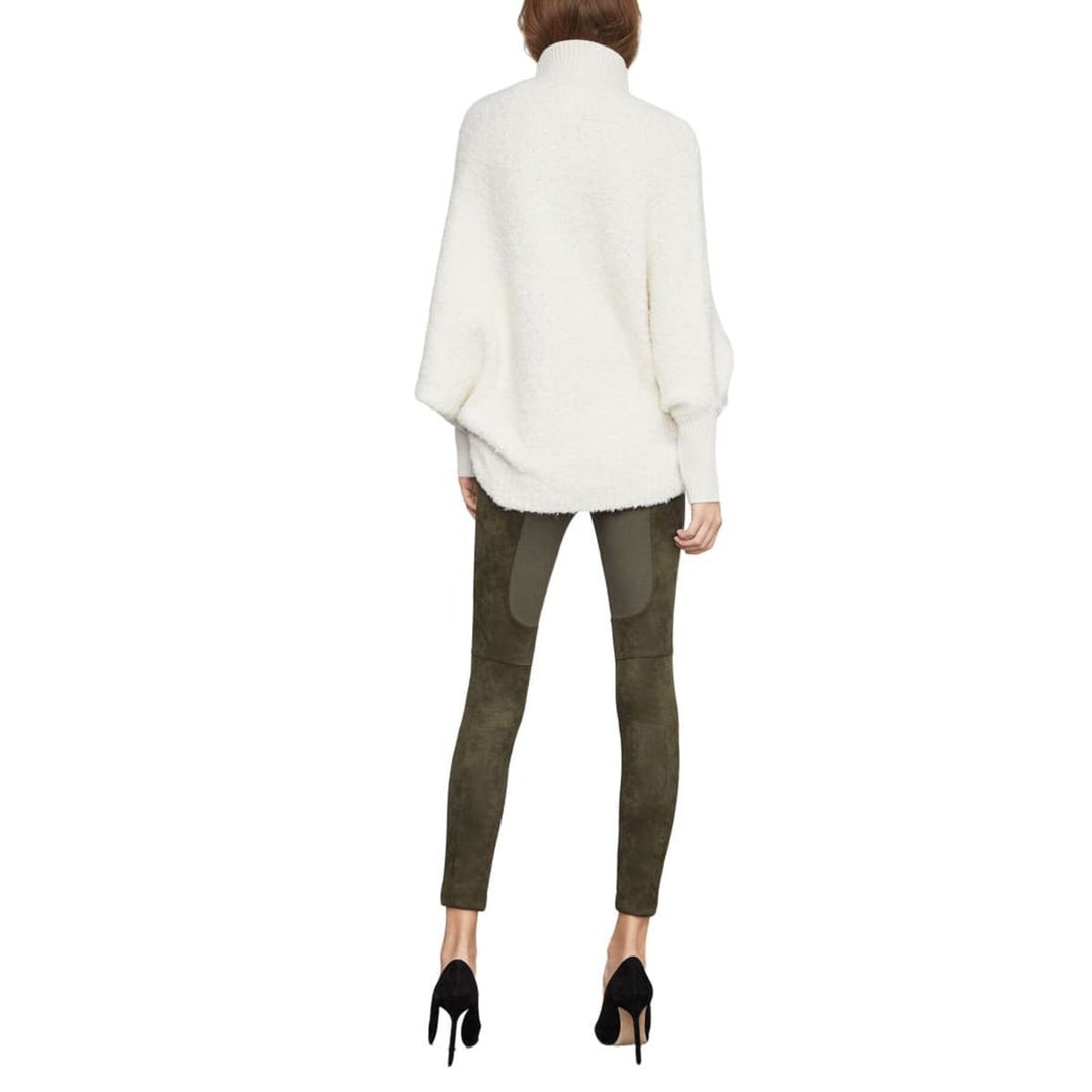 High-Low Turtleneck Merino Blend Sweater