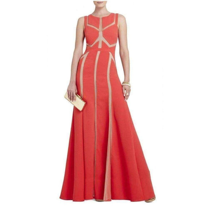 Imogen Tulle Insert Maxi Gown