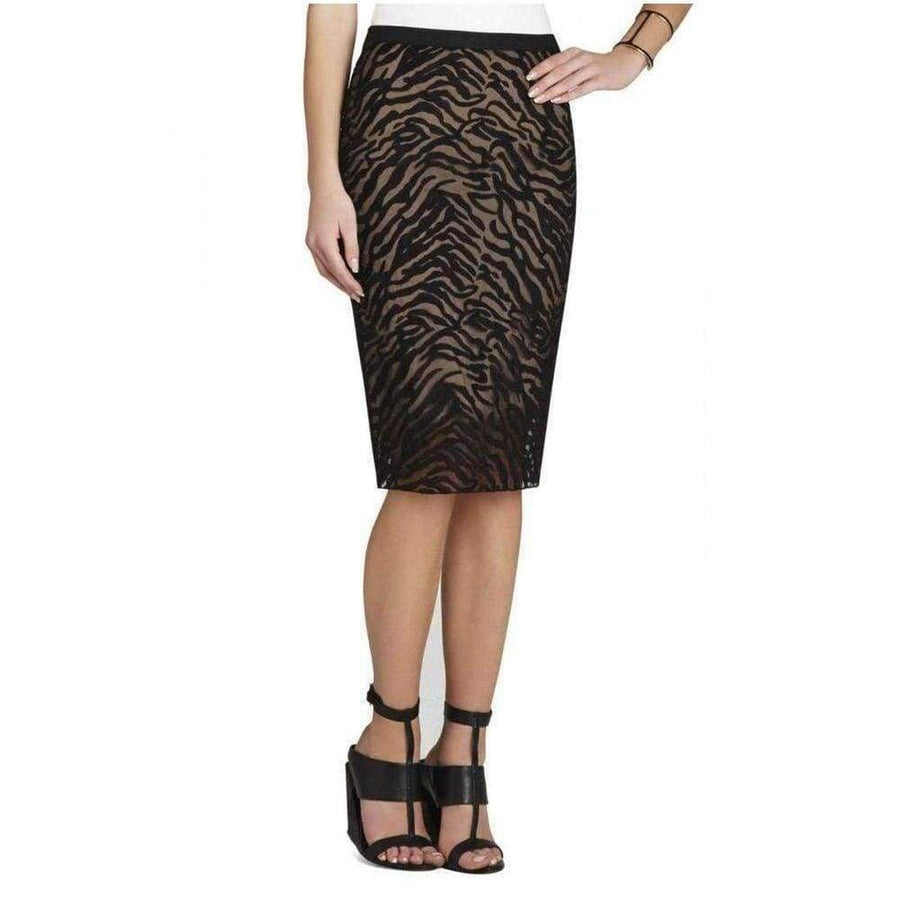 BCBGMAXAZRIA-Irisa Embroidered Pencil Skirt - Runway Catalog