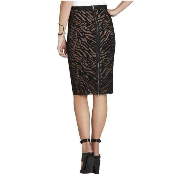 Irisa Embroidered Pencil Skirt