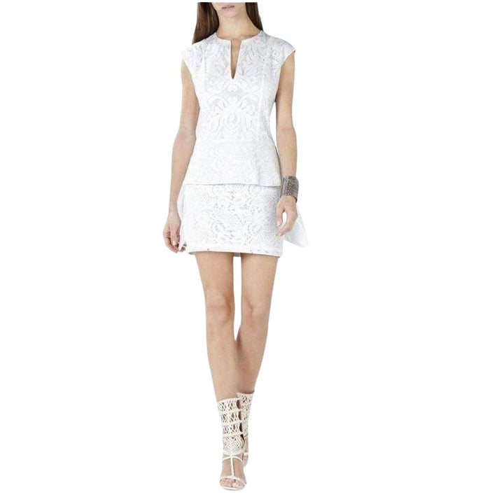 Isabel Draped Side Peplum Dress