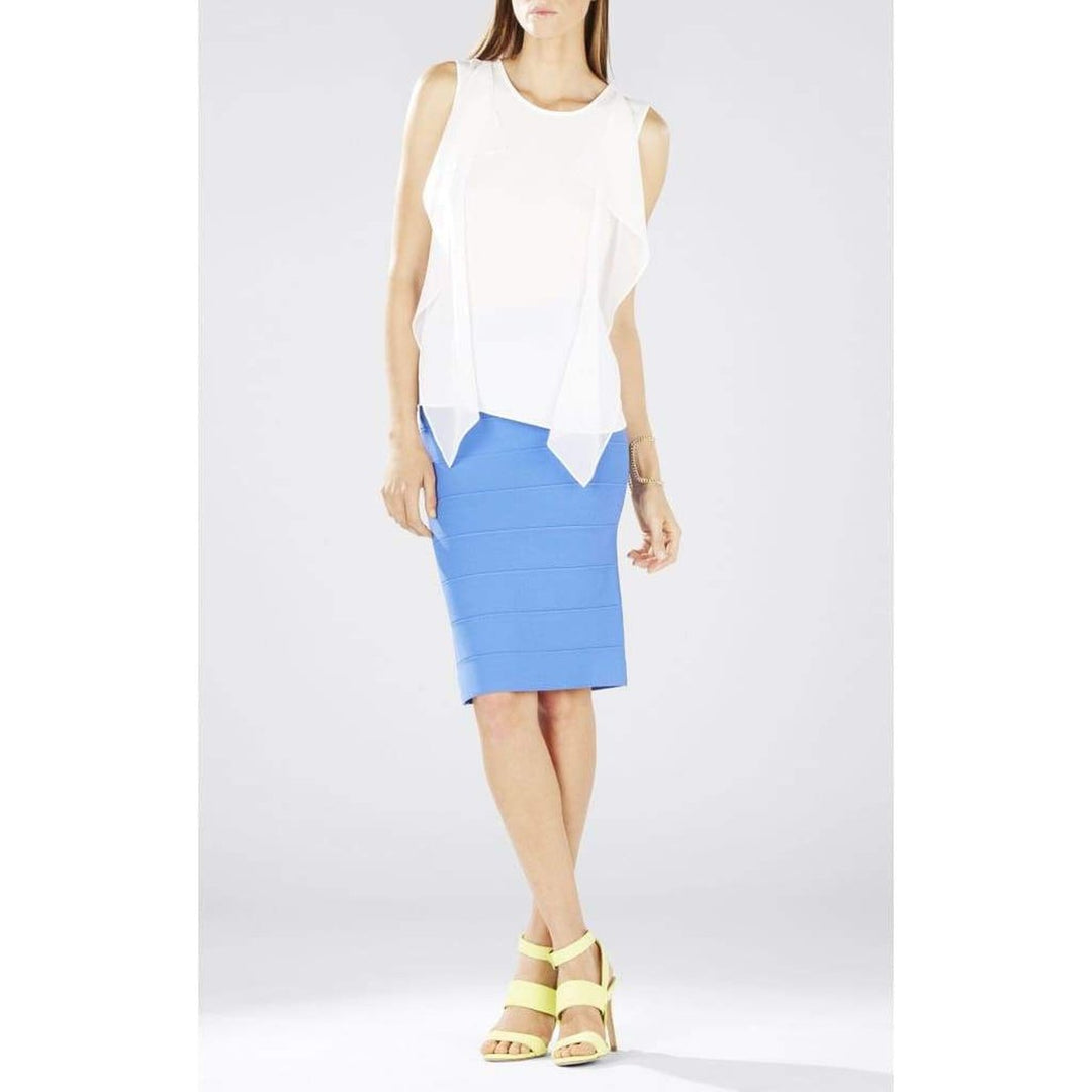 Ivorie Sleeveless Ruffle Top