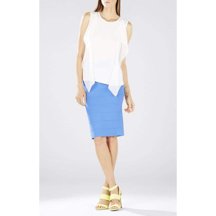 Ivorie Sleeveless Ruffle Top