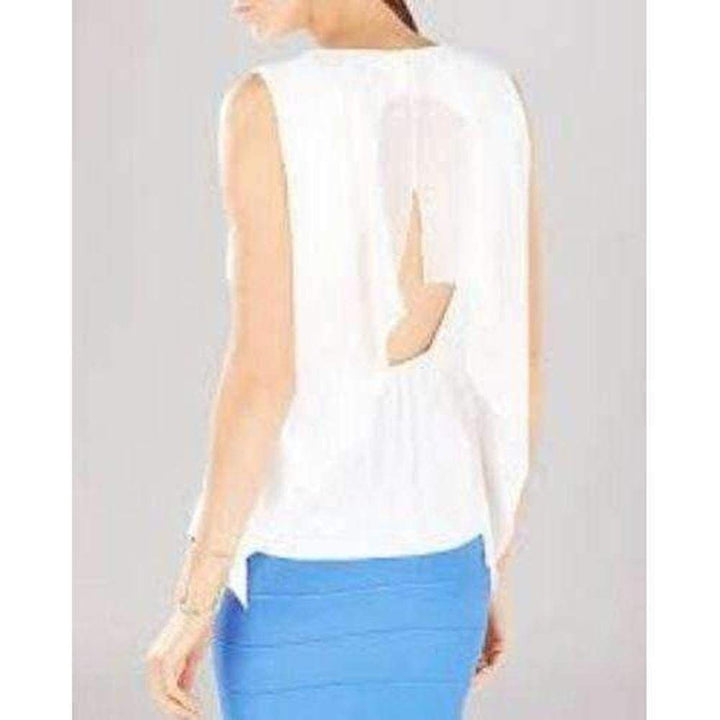 Ivorie Sleeveless Ruffle Top