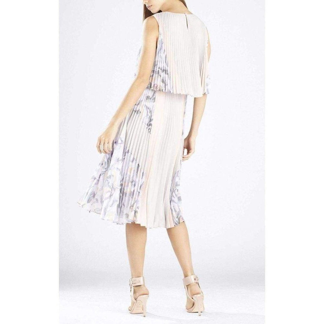 Jaelyn Print Block Pleated Dress