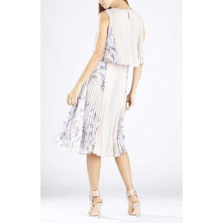 Jaelyn Print Block Pleated Dress