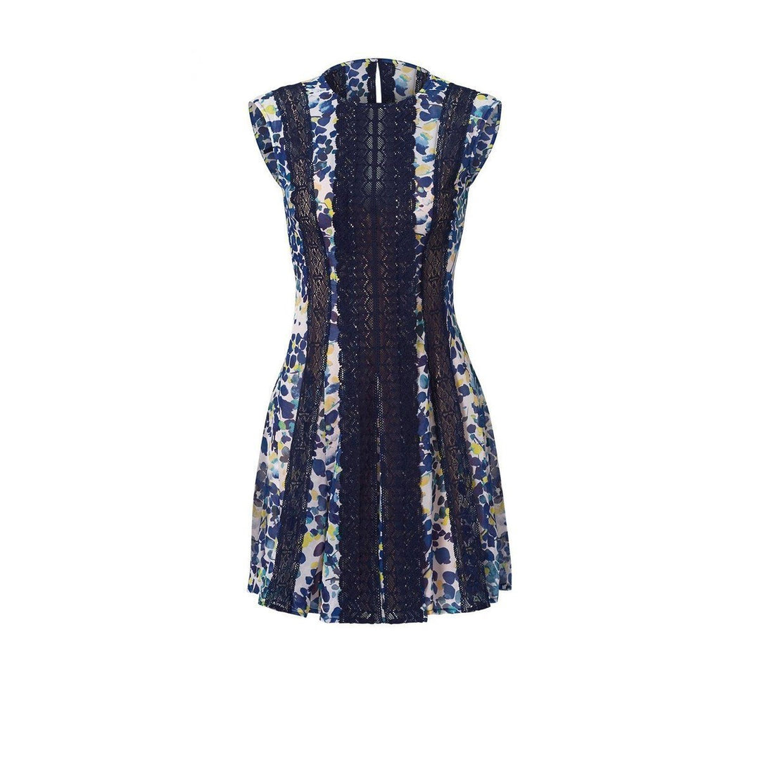 Jalena Floral Fit-and-Flare Dress