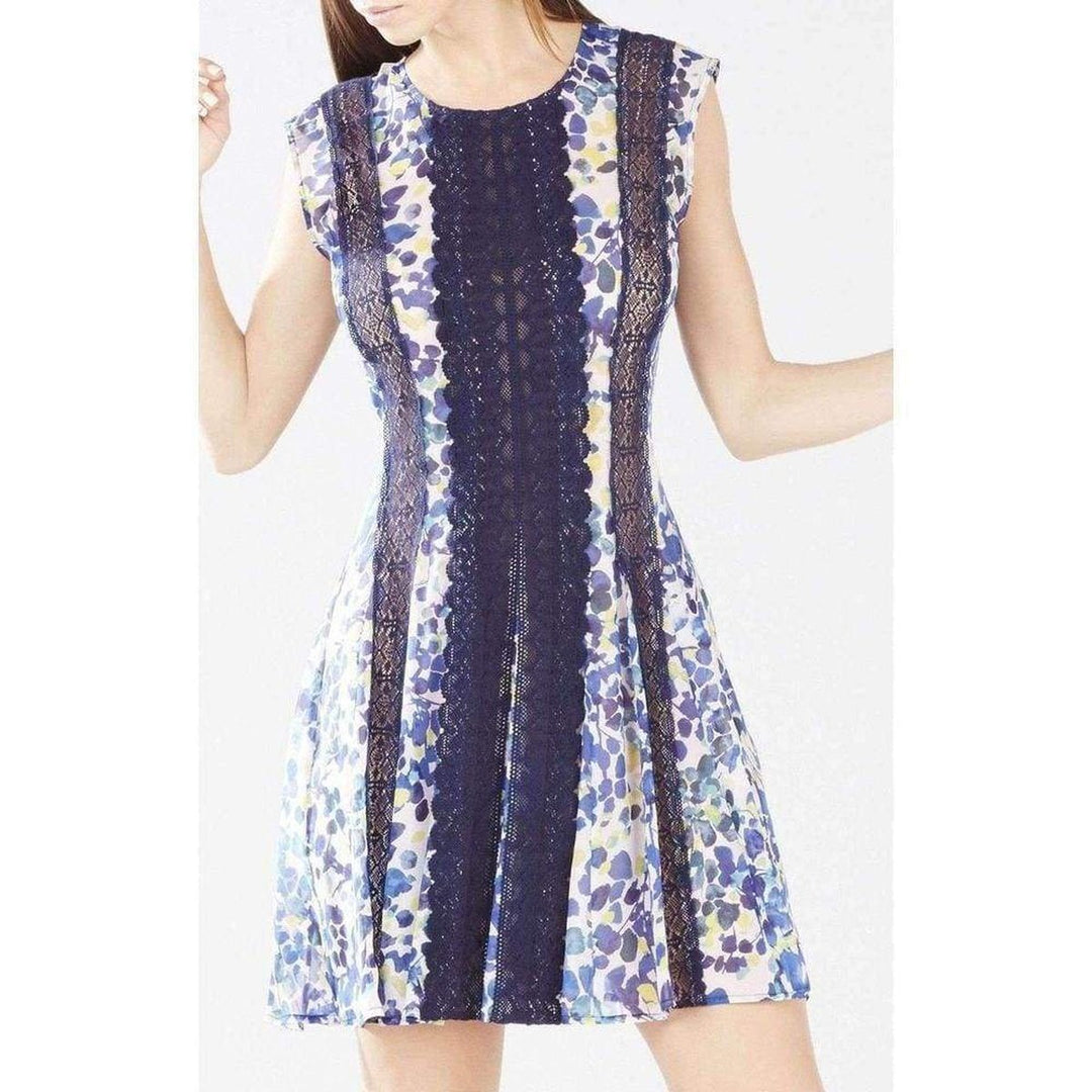 BCBGMAXAZRIA-Jalena Floral Fit-and-Flare Dress - Runway Catalog