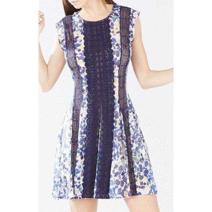 BCBGMAXAZRIA-Jalena Floral Fit-and-Flare Dress - Runway Catalog