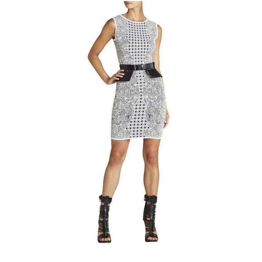 BCBGMAXAZRIA-Jazmyne Tribal Jacquard Dress - Runway Catalog