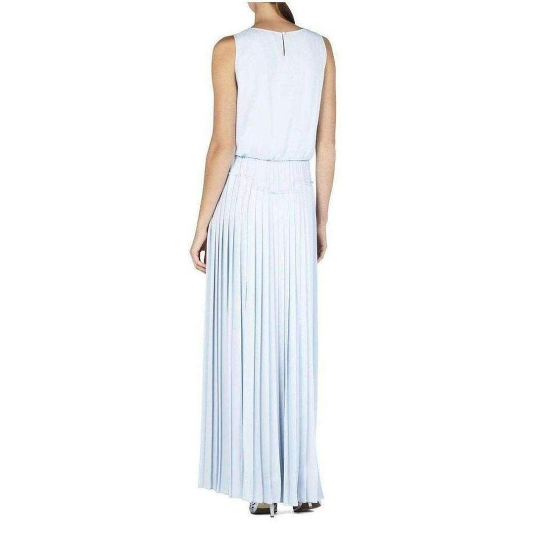 Jenine High Split Pleated Skirt Maxi Dress