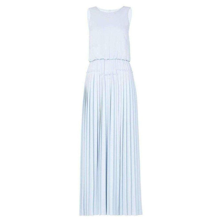 BCBGMAXAZRIA-Jenine High Split Pleated Skirt Maxi Dress - Runway Catalog
