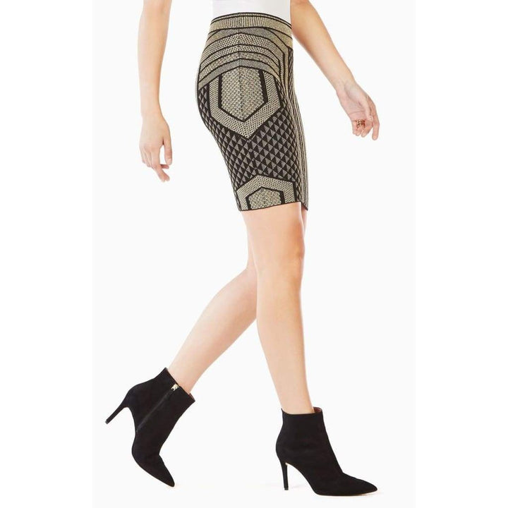 Josa Metallic Pencil Skirt