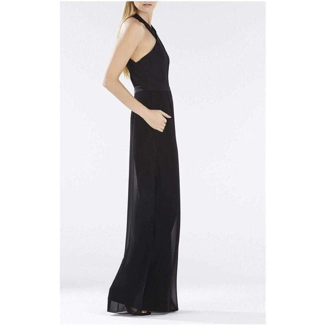 Josselyn Black Halter Top Jumpsuit