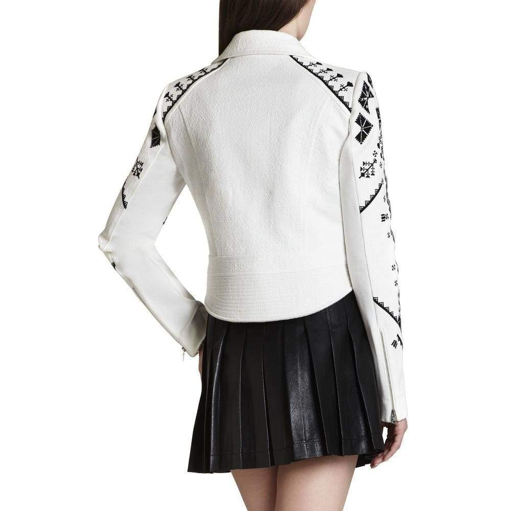 Kade Embroidered Moto Jacket