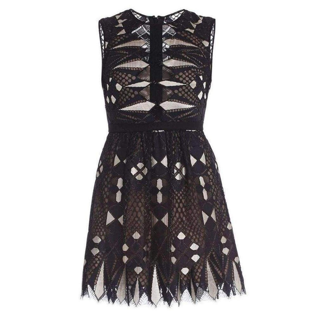 BCBGMAXAZRIA-Kailey Sleeveless A-Line Dress - Runway Catalog