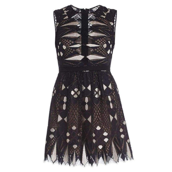 BCBGMAXAZRIA-Kailey Sleeveless A-Line Dress - Runway Catalog