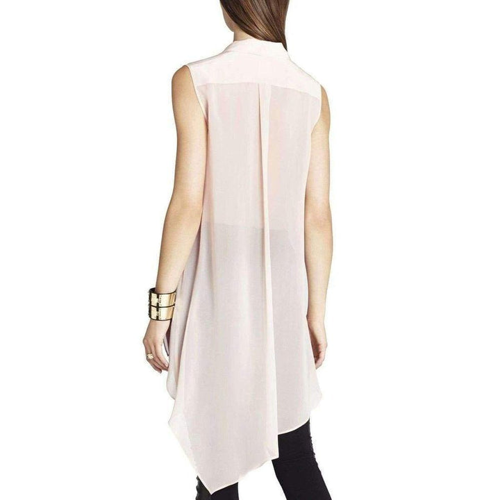 Kaley Cascading Back Button up Shirt