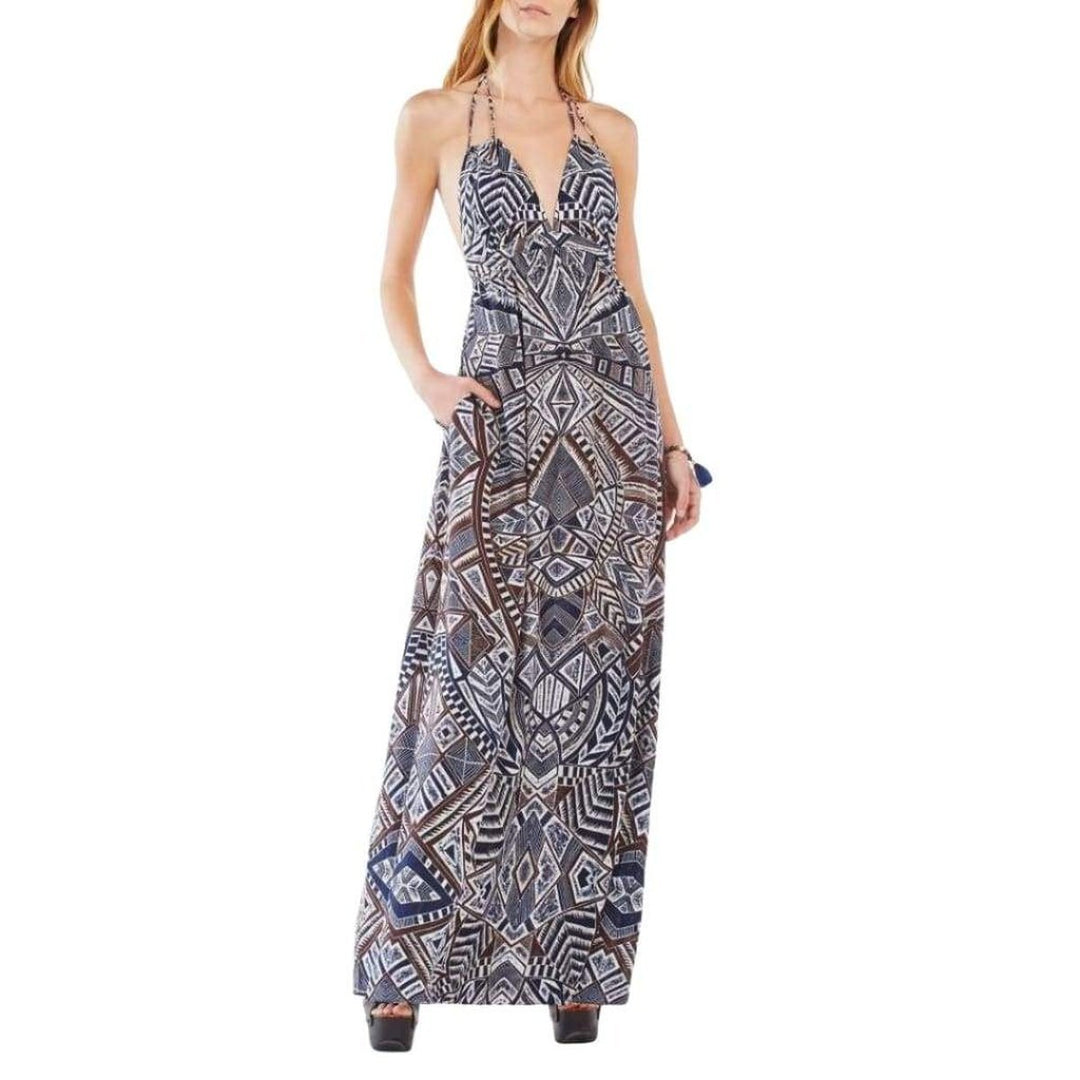 Kamala Medallion Print Maxi Dress