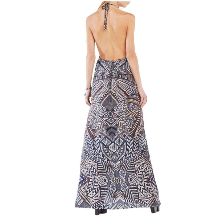 Kamala Medallion Print Maxi Dress