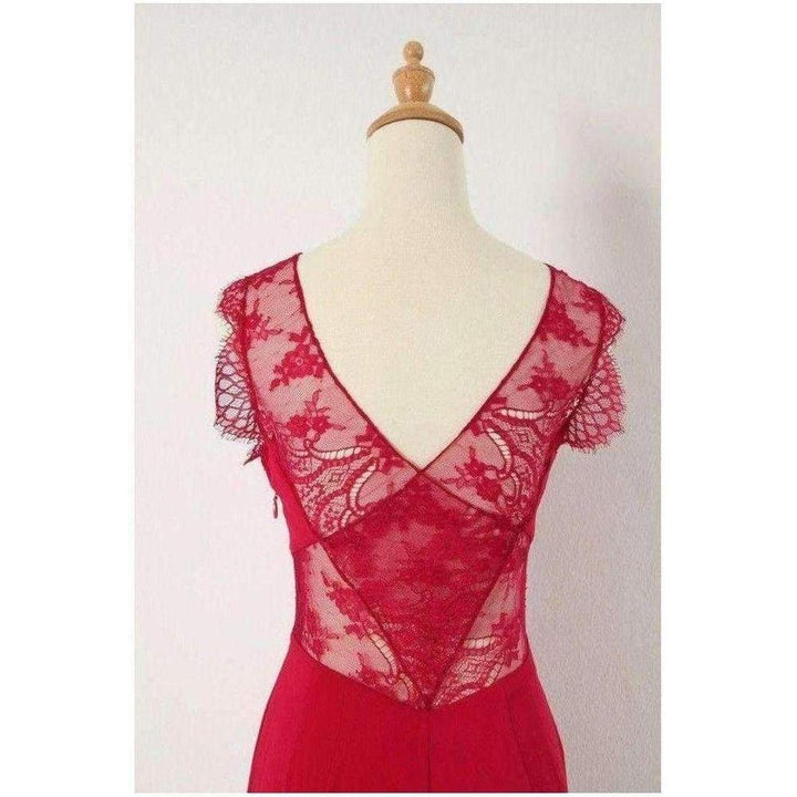 Karey Maxi Lace Detail Turkish Pink Dress