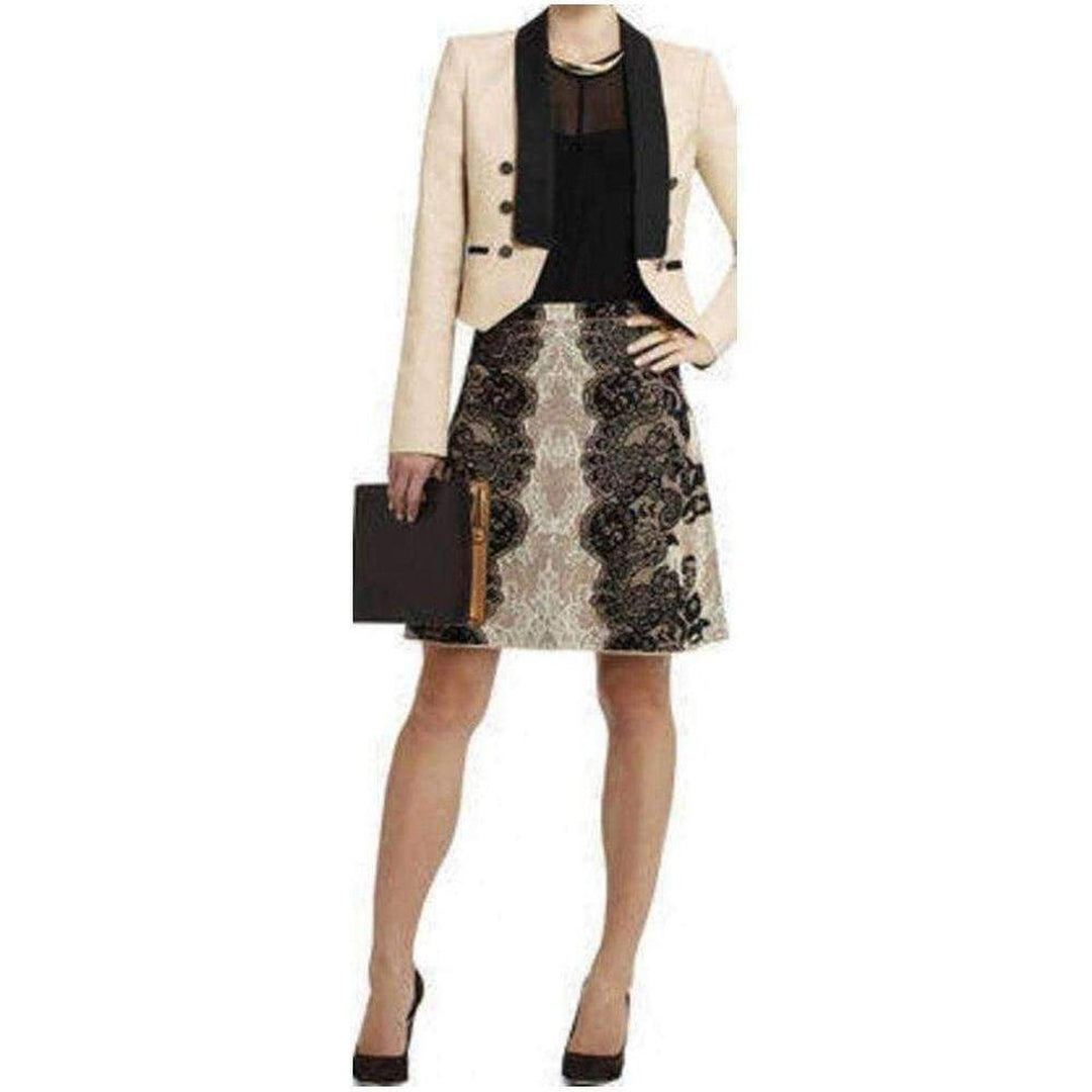 Karlie Bare Pink Jacquard Lace Skirt