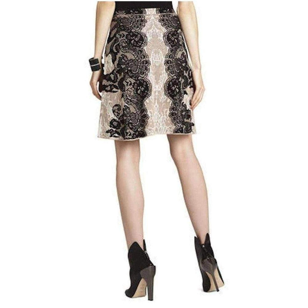 Karlie Bare Pink Jacquard Lace Skirt