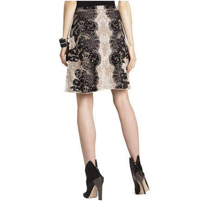 Karlie Bare Pink Jacquard Lace Skirt