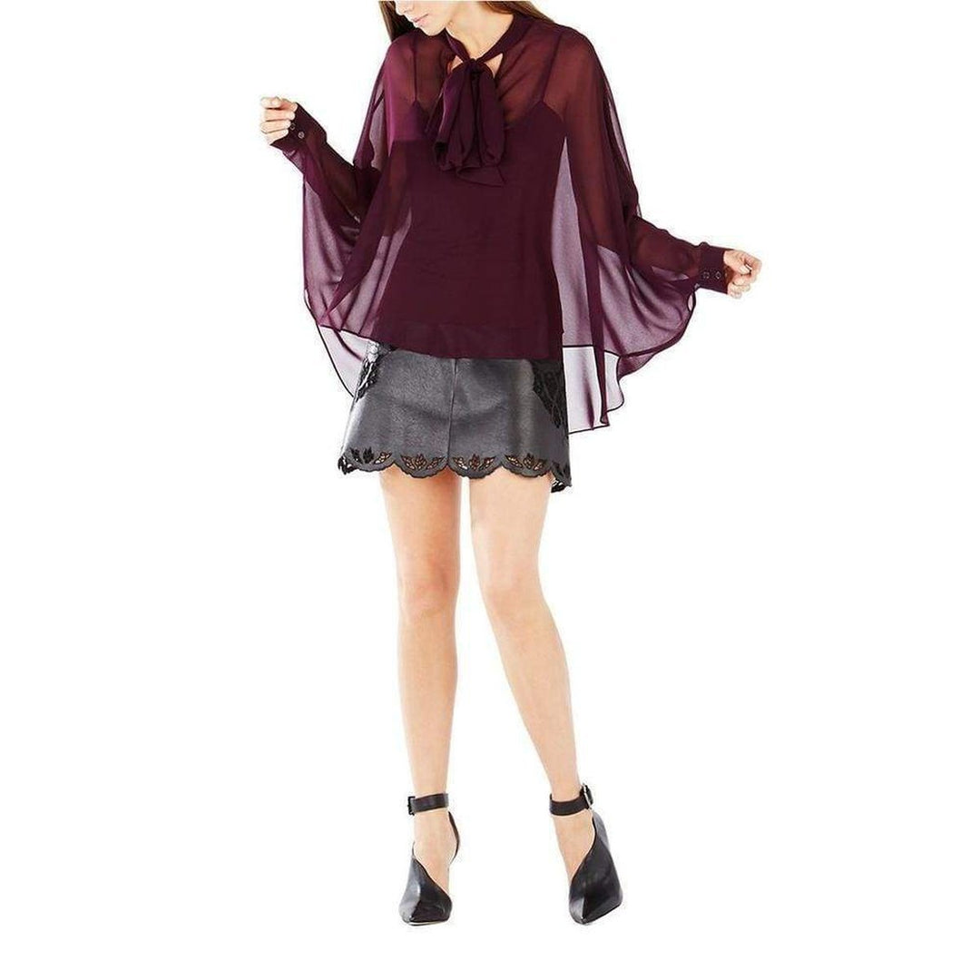 Tie-Neck Peasant Top