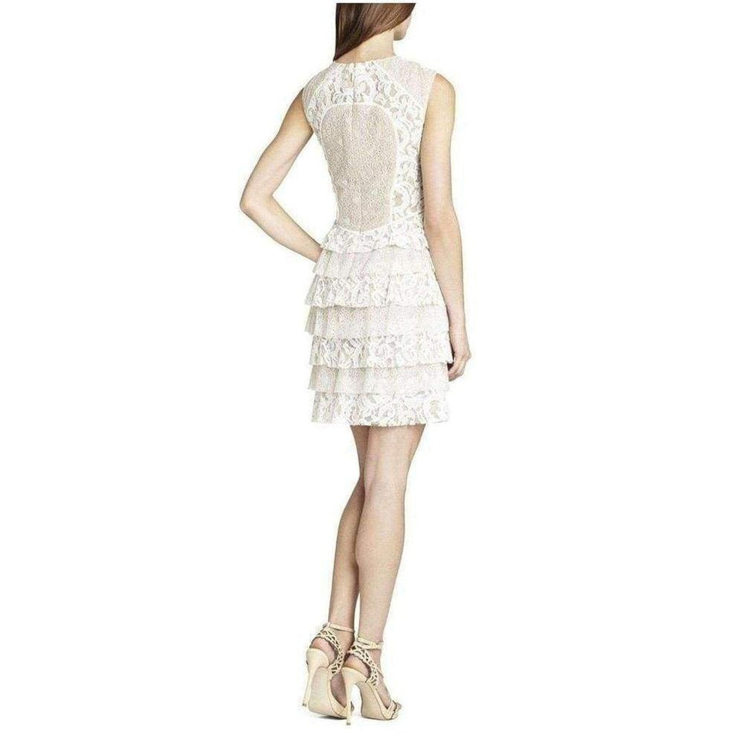Kayla Lace Blocked Cocktail Dress