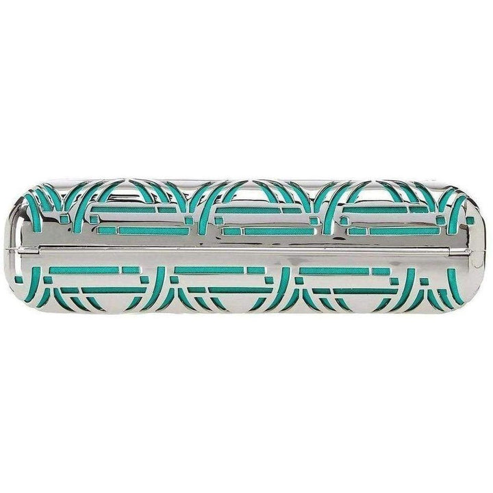 Kerri Metal Triangle Cage Clutch