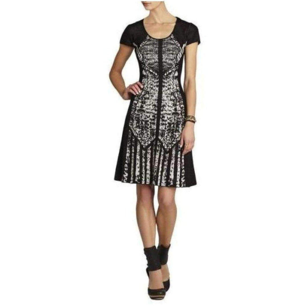 BCBGMAXAZRIA-Krystal Silk Blend Dress - Runway Catalog