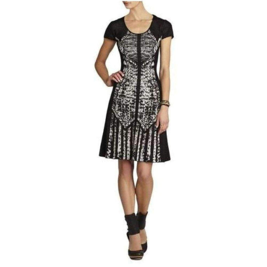 BCBGMAXAZRIA-Krystal Silk Blend Dress - Runway Catalog