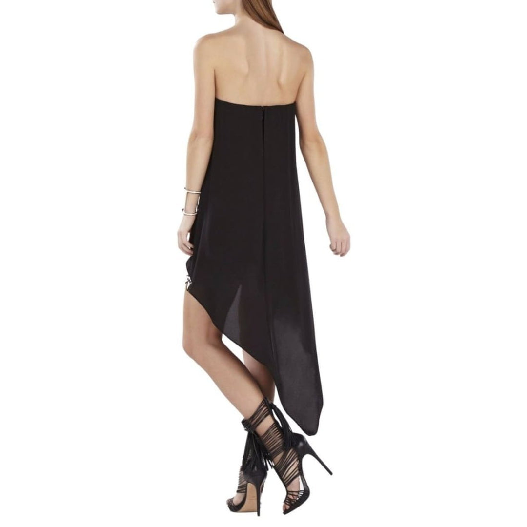 Krystin Strapless Asymmetrical Hem Dress