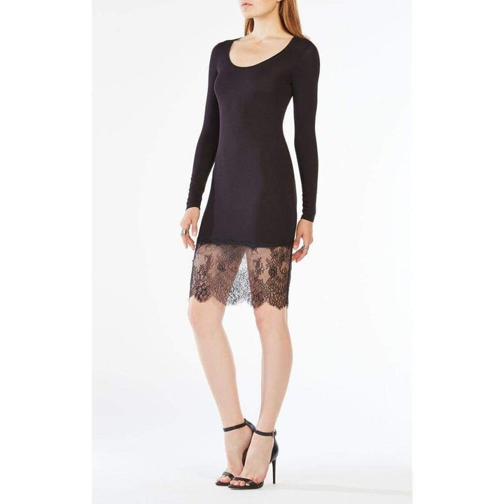 Lace-Trim Slip Dress