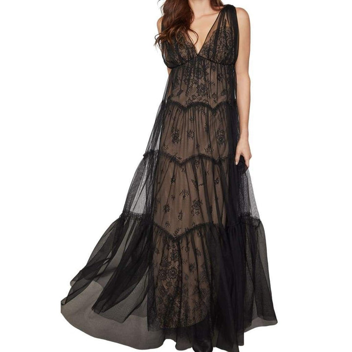 Lace Tulle Gown