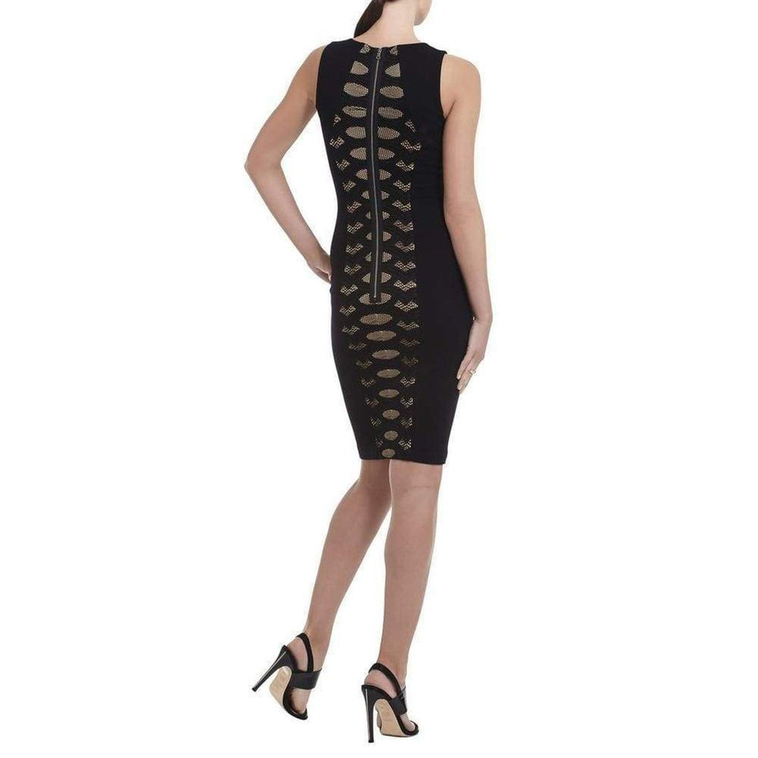 Leona Lace Dress with Contrast Ponte Dress