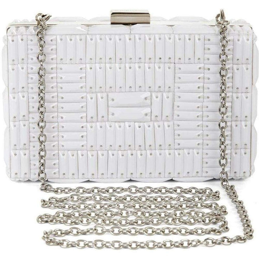 BCBGMAXAZRIA-Lexi Large Beaded Box Clutch - Runway Catalog