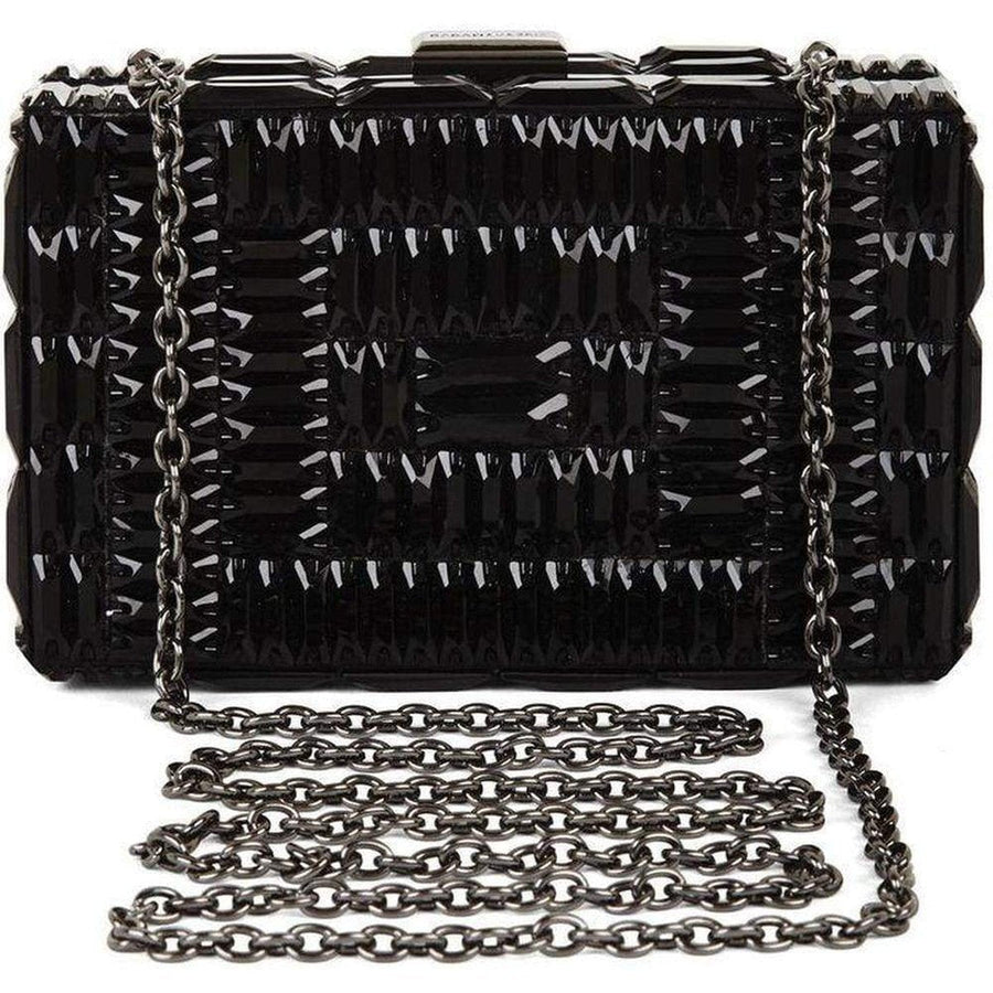 BCBGMAXAZRIA-Lexi Large Beaded Box Clutch - Runway Catalog