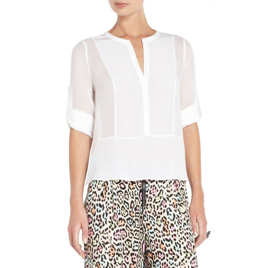 BCBGMAXAZRIA-Liberty Silk Top - Runway Catalog