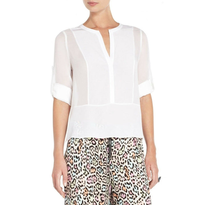 BCBGMAXAZRIA-Liberty Silk Top - Runway Catalog