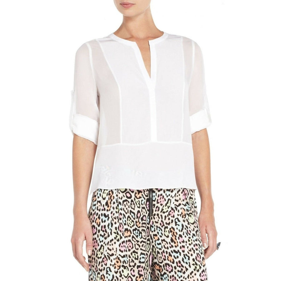 BCBGMAXAZRIA-Liberty Silk Top - Runway Catalog