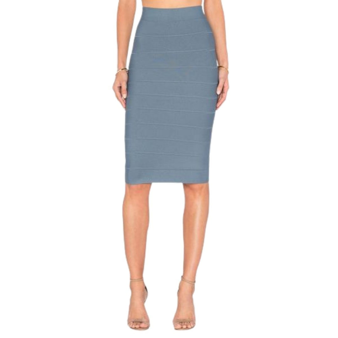 Light Ash Leger Pencil Skirt