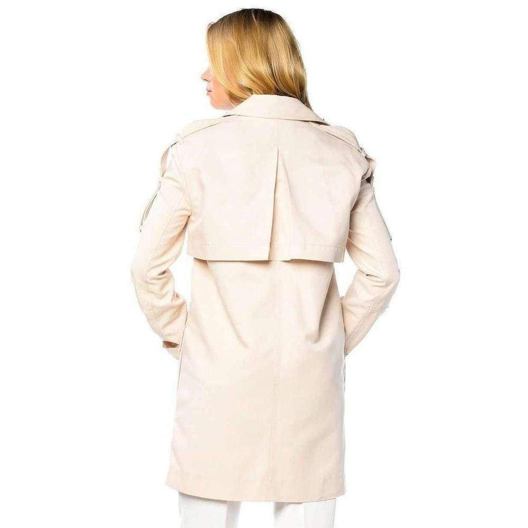 Long Cotton Blend Coat