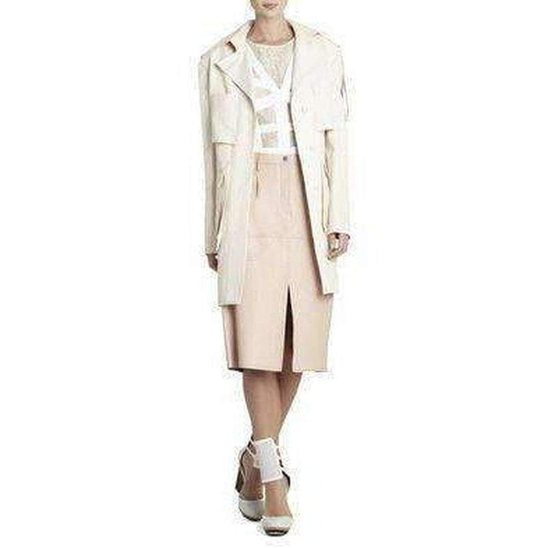 Long Cotton Blend Coat