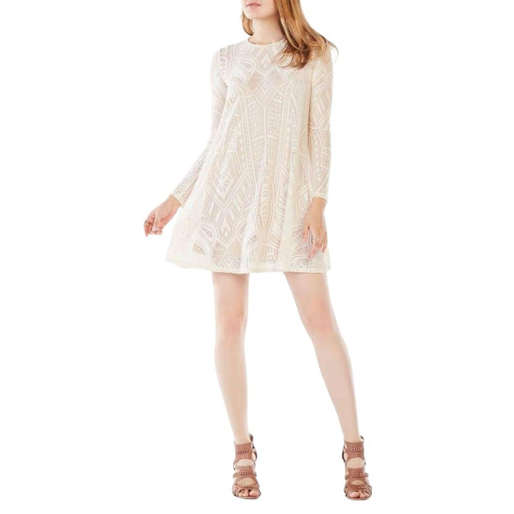 Long-Sleeve Lace Dress