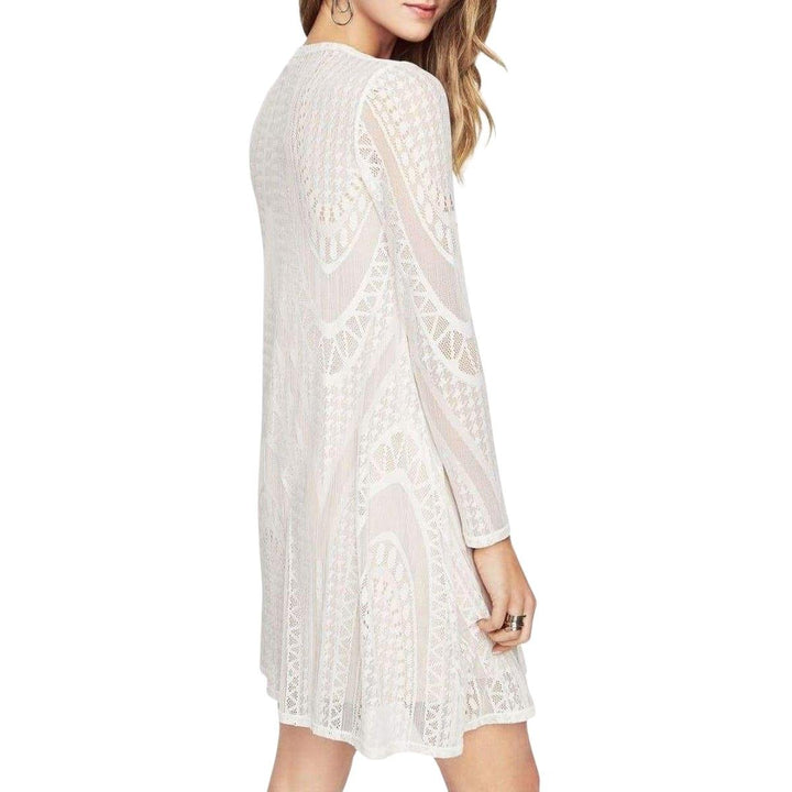 Long-Sleeve Lace Dress